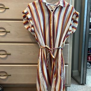 Striped dress with pockets